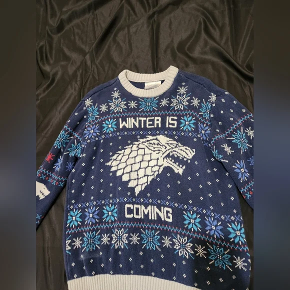 Game Of Thrones Winter Is Coming Pullover Sweater - Picture 2 of 6